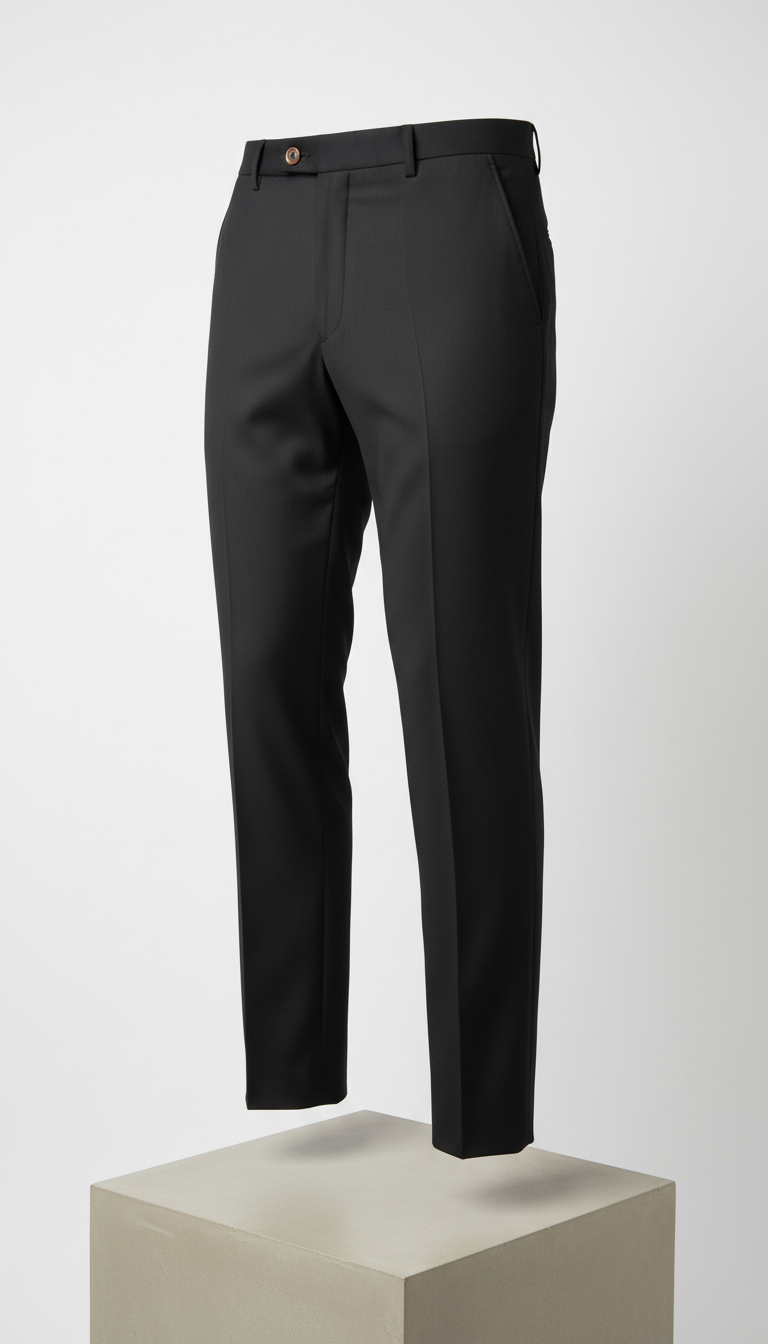 Graphite Black Tailored Trousers